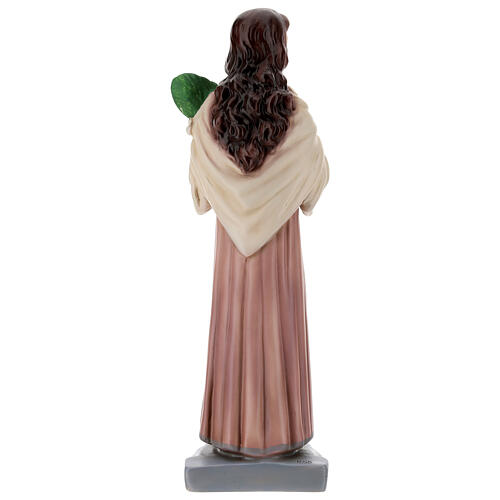 Saint Maria Goretti's statue, 30 cm, painted resin 7