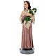 Saint Maria Goretti's statue, 30 cm, painted resin s1