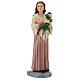 Saint Maria Goretti's statue, 30 cm, painted resin s5