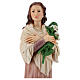 Statue Sainte Maria Goretti 30 cm résine peinte s2