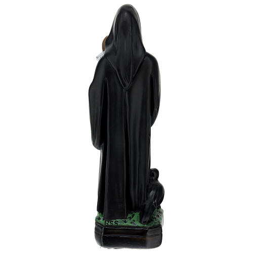 Saint Benedict, painted resin statue, 30 cm 5