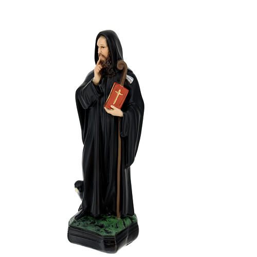 St Benedict statue 30 cm in painted resin 3