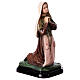 Saint Bernadette, painted resin statue, 15 cm s3