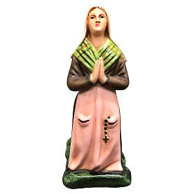 Statua Santa Bernadette 15 cm resina dipinta