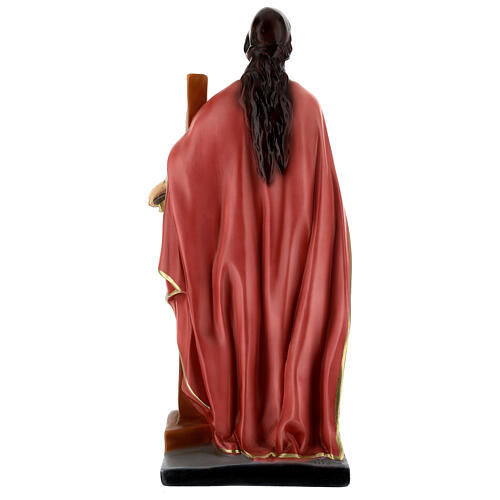 Statua Santa Cecilia 40 cm resina dipinta 6