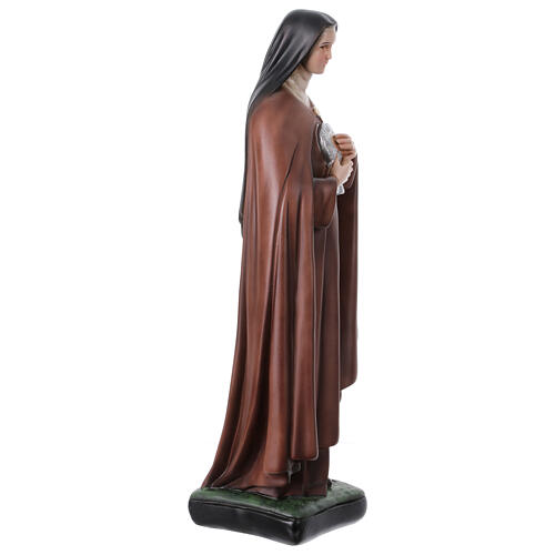 St Clare statue 40 cm in painted resin 4
