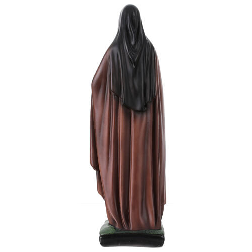 St Clare statue 40 cm in painted resin 5