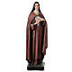 St Clare statue 40 cm in painted resin s1