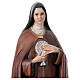 St Clare statue 40 cm in painted resin s2