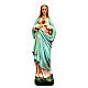 Estatua Virgen Sagrado Corazón de María 30 cm resina pintada s1