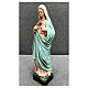 Estatua Virgen Sagrado Corazón de María 30 cm resina pintada s3