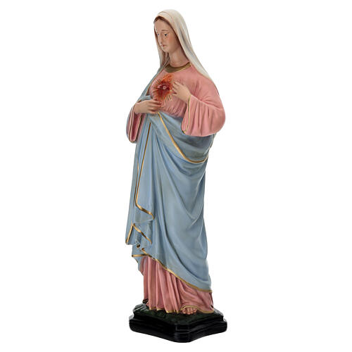 Statue, Unbeflecktes Herz Mariä, Resin, koloriert, 40 cm 3
