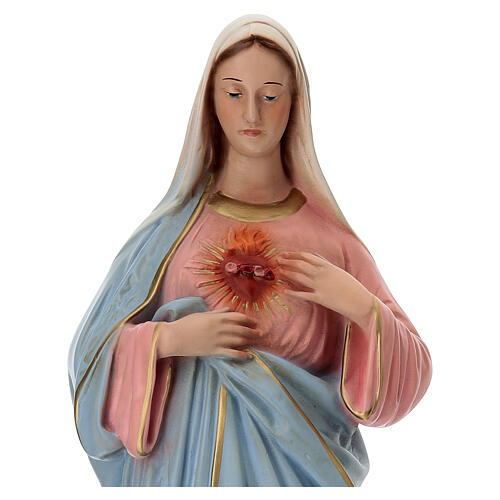 Statue of the Immaculate Heart of Mary, 40 cm, painted resin 2