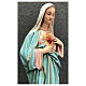 Estatua Virgen Corazón Inmaculado de María 40 cm resina pintada s4