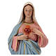 Imagem Sagrado Coração de Maria 40 cm resina pintada s2