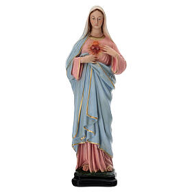 Immaculate Heart of Mary statue 40 cm painted resin