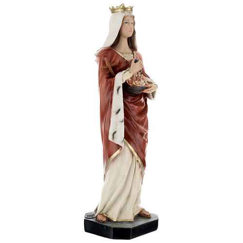 Saint Elisabeth, painted resin statue, 40 cm 5