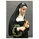 Saint Rita, painted resin statue, 30 cm s4