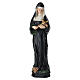 Saint Rita, painted resin statue, 30 cm s1