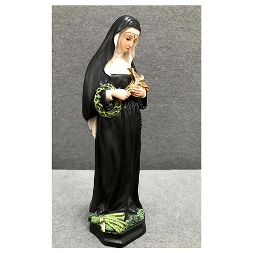 Statue of St Rita 30 cm in painted resin 5