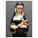 Statue of St Rita 30 cm in painted resin s2