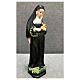 Statue of St Rita 30 cm in painted resin s5