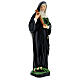 Saint Rita with a crown of thorns, painted resin statue, 40 cm s5
