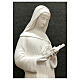 Estatua Santa Rita 60 cm resina blanco exterior s4