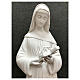 Statue Sainte Rita 60 cm résine blanche EXTÉRIEUR s2