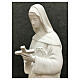 Statue Sainte Rita 60 cm résine blanche EXTÉRIEUR s6