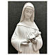 Statua Santa Rita 60 cm resina bianco esterno s2