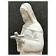 Saint Rita statue 60 cm white resin OUTDOORS s6