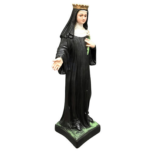 Estatua Santa Patricia 30 cm resina pintada 4