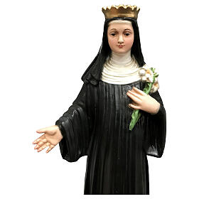 Statue Sainte Patricia 30 cm résine peinte