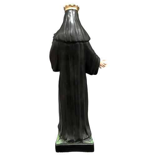 Statua Santa Patrizia 30 cm resina dipinta 5