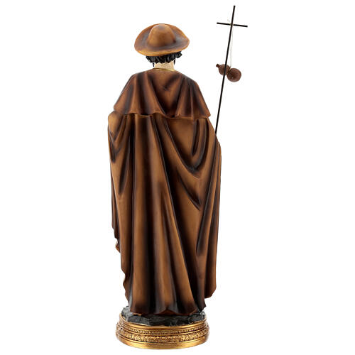 Statue Saint Jacques le Majeur 40 cm résine peinte 6