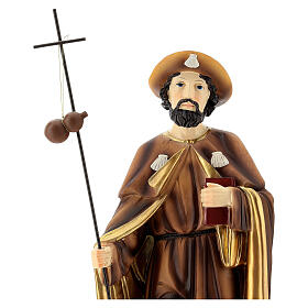 Figura Święty Jakub Większy Apostoł 40 cm żywica malowana