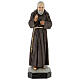 Statue Saint Pio 60 cm colorée en résine s1