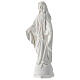 Estatua Virgen Milagrosa resina blanca 16 cm s3