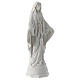 Estatua Virgen Milagrosa resina blanca 16 cm s4