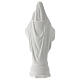 Estatua Virgen Milagrosa resina blanca 16 cm s5
