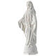 Statua Madonna Miracolosa resina bianca 16 cm s3