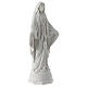Statua Madonna Miracolosa resina bianca 16 cm s4