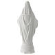 Statua Madonna Miracolosa resina bianca 16 cm s5