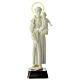 Statua Sant'Antonio fosforescente PVC 25 cm  s1
