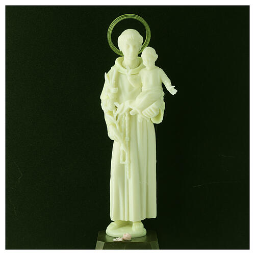 Imagem Santo António de Lisboa fosforescente PVC 24 cm 2