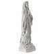 Estatua Virgen Lourdes resina blanca 18 cm s4