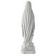 Estatua Virgen Lourdes resina blanca 18 cm s5