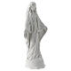 Estatua Virgen Milagrosa resina blanca 12 cm s3