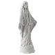 Statua Madonna Miracolosa resina bianca 12 cm s3